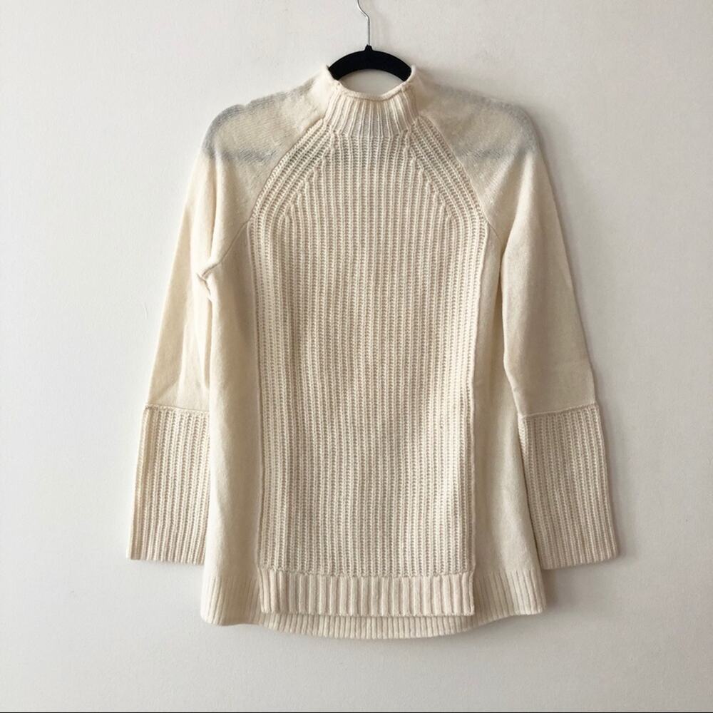 J. Crew New England Wool Mockneck Tunic Sweater - Picture 3 of 8